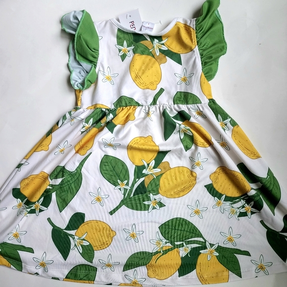 Penelope Plumm lemonade dress | little girls 3 - Picture 5 of 6